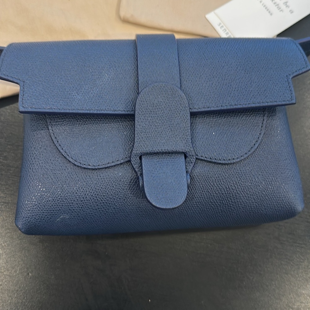 Senreve Navy Blue Crossbody Belt Bag - Picture 7 of 16